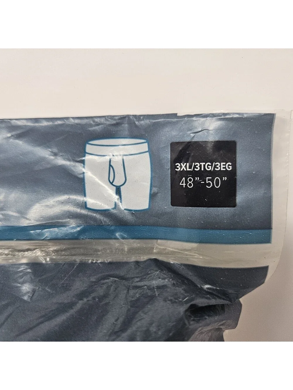 Gildan Boxer Briefs Mens 3XL Classic Length 3-Pk Moisture Wicking Cotton 3 Color